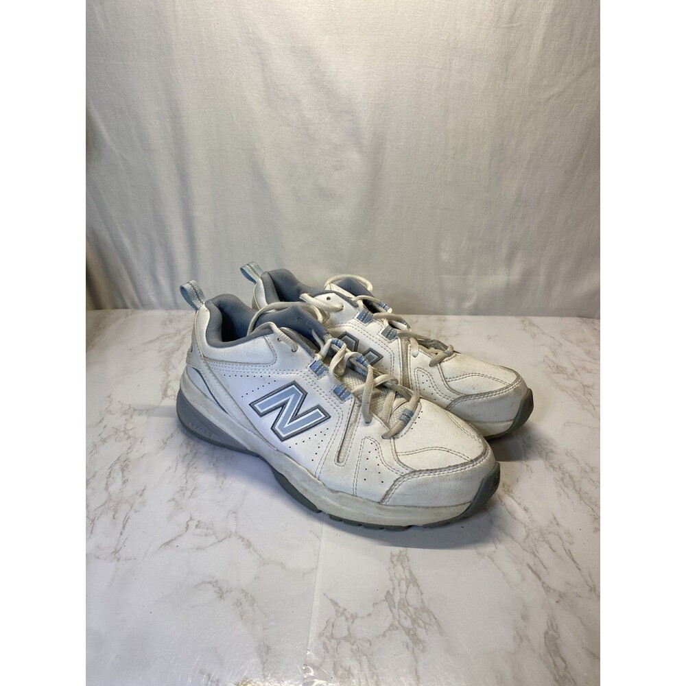 New Balance 608v5 Shoes Womens 10 B Athletic Low Sneakers WX608WB5 Blue White